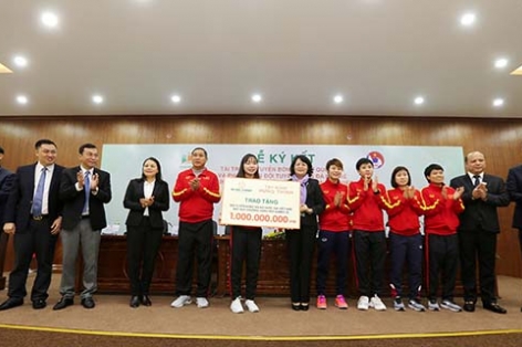 Bóng đá nữ Việt Nam nhận gói tài trợ 100 tỷ đồng