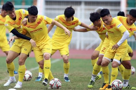 VIDEO: Buổi tập cuối cùng của U23 Việt Nam trước khi sang Thái Lan
