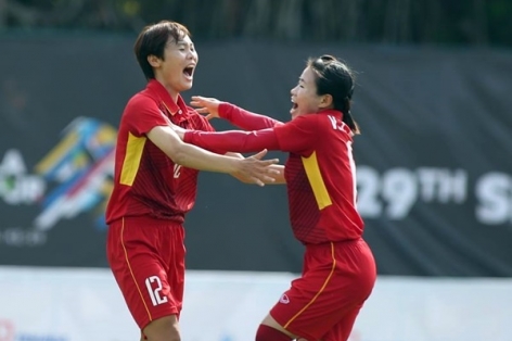 Nỗ lực hết mình, nữ Việt Nam xuất sắc đánh bại nữ Myanmar