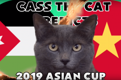 VIDEO: Mèo tiên tri dự đoán kết quả Việt Nam vs Jordan