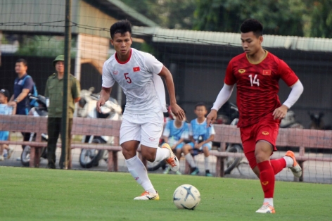 Đội tuyển Việt Nam thất bại trước đội U22 trong trận đấu tập