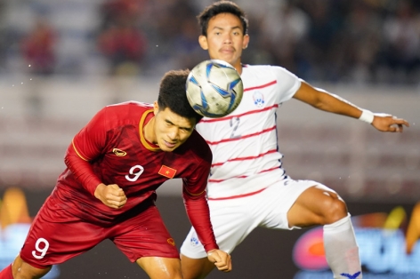 VIDEO: Đức Chinh nâng tỷ số lên 3-0 cho U22 Việt Nam