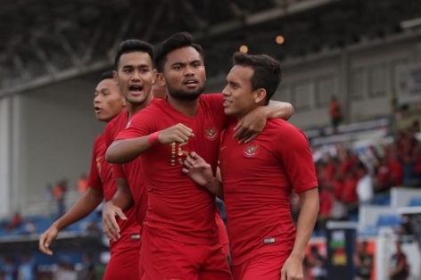 VIDEO: U22 Indonesia mở tỷ số trước U22 Myanmar ở bán kết SEA Games 30
