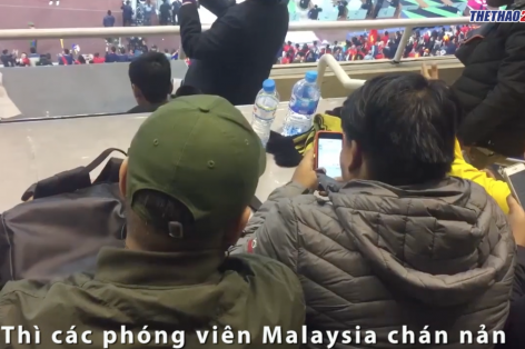 VIDEO: Phóng viên Malaysia phản ứng thế nào khi VN vô địch AFF Cup?