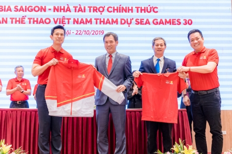 Bia Sài Gòn tài trợ đoàn Thể thao Việt Nam tại SEA Games 30