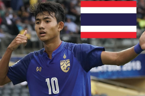 ‘’Thần đồng 17 tuổi của U23 Thái Lan đi vào lịch sử giải U23 châu Á sau cú đúp ở trận mở màn