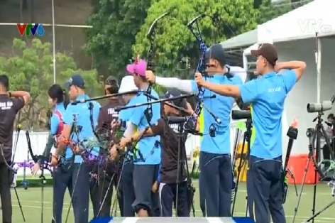 Đội tuyển bắn cung quyết tâm giành HCV đầu tiên cho Đoàn thể thao Việt Nam