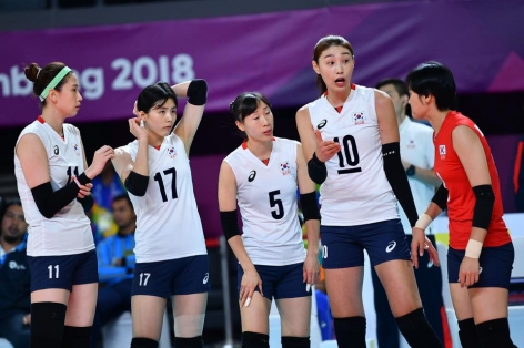 Đội tuyển Hàn Quốc giành tấm huy chương Đồng ở môn BC nữ