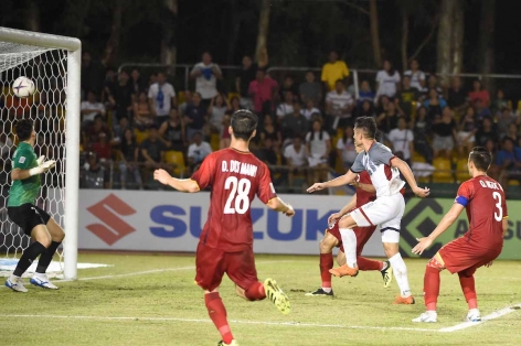 Báo Philippines tự hào với bàn thắng vào lưới Việt Nam