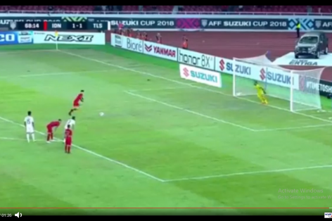 VIDEO: Indonesia vươn lên dẫn trước nhờ quả penalty của Lilipaly