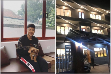 Sau Asian Cup, Đức Chinh xây nhà 3 tầng tặng người thân