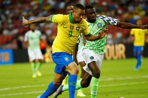Neymar nghỉ sớm, Brazil và Nigeria tạo nên trận cầu gần như hoàn hảo