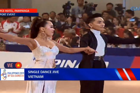 Dancesport đem về HCV thứ 4 cho đoàn thể thao Việt Nam