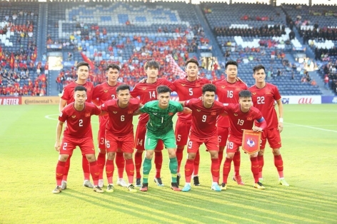 Đội hình chính thức U23 Việt Nam đấu U23 Jordan: Đình Trọng dự bị