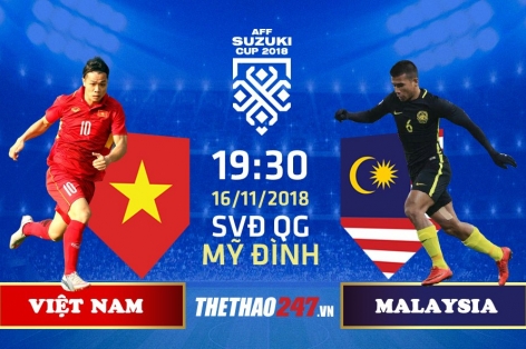 Trực tiếp Việt Nam vs Malaysia, 19h30 ngày 16/11