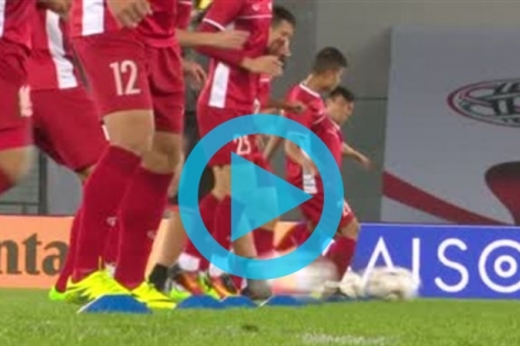 VIDEO: ĐT Việt Nam tập luyện trước trận gặp Iraq
