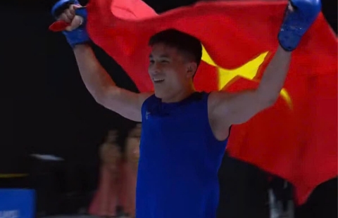 MMA Việt Nam có tấm HCV đầu tiên tại SEA Games 33