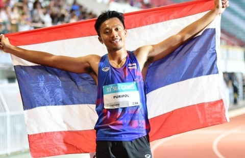 'Thần gió' Thái Lan thiết lập cột mốc khó tin tại SEA Games