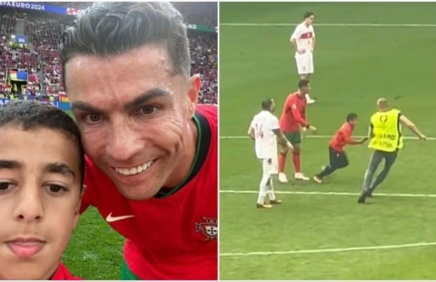 UEFA chính thức phạt cậu bé chụp ảnh với Ronaldo tại Euro 2024