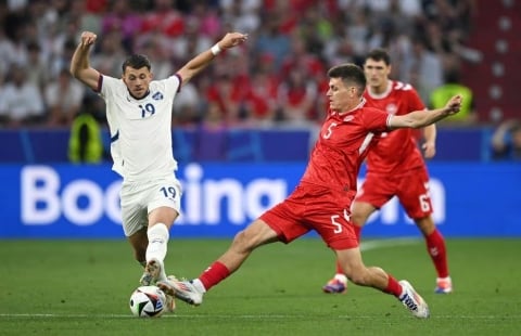 Đan Mạch hòa thất vọng Serbia ở lượt cuối bảng C Euro 2024