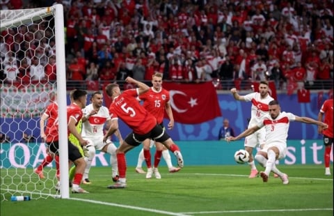 Trực tiếp Áo 0-1 Thổ Nhĩ Kỳ: Vượt lên dẫn bàn