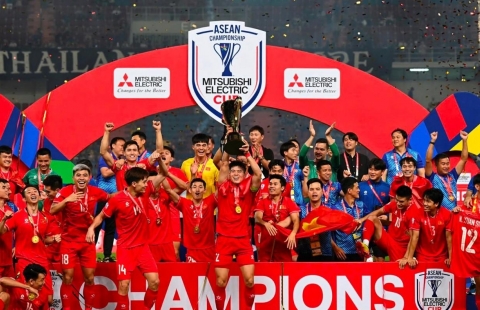 Việt Nam nhận 'mưa tiền thưởng' với chức vô địch AFF Cup, Thái Lan 'đánh rơi' 14 tỷ đồng