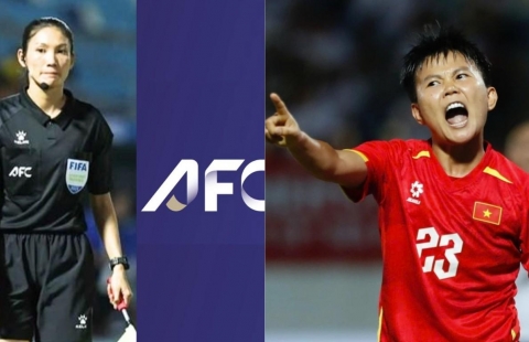 Báo Thái lên tiếng việc AFC xử phạt trọng tài 'cướp bàn thắng' của Việt Nam