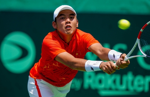 Lý Hoàng Nam dừng bước, quần vợt Việt Nam 'sạch bóng' tại ASIAD 19