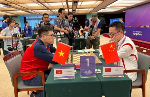 Mắc sai lầm, đại kiện tướng Lê Tuấn Minh lỡ hẹn với HCV cờ vua ASIAD 19
