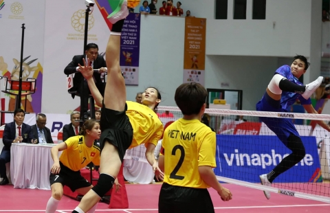 Cầu mây nữ Việt Nam tăng tốc chuẩn bị cho SEA Games 33