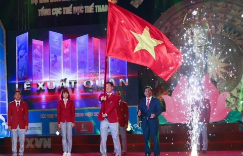 Chuẩn bị hoành tráng cho Lễ xuất quân của Đoàn thể thao Việt Nam dự SEA Games 33