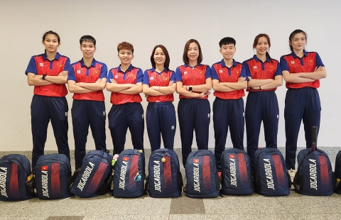 Đội tuyển Cầu mây Việt Nam lên đường tham dự ASIAD