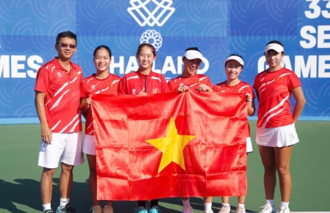 Quần vợt Việt Nam lỡ hẹn với tấm huy chương SEA Games 33