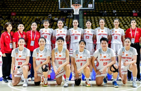 Trực tiếp bóng rổ nữ Việt Nam vs Thái Lan: Trận đấu bắt đầu