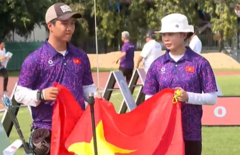 Thua sát nút Thái Lan, bắn cung Việt Nam giành HCB SEA Games 33