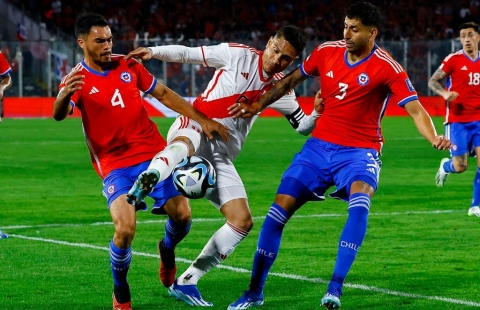 Chile thắng dễ Peru trên sân nhà tại vòng loại World Cup 2026