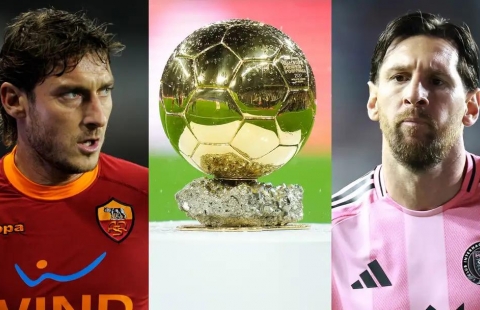 Totti tuyên bố thứ khiến Messi không thể giành 8 Quả bóng Vàng