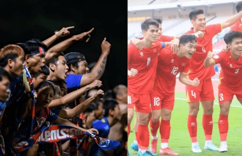 CĐV Thái Lan phản ứng bất ngờ sau chiến thắng của U23 Việt Nam