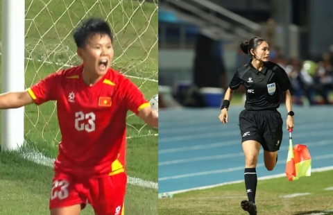 Trọng tài đã công nhận bàn thắng của Việt Nam nhưng...