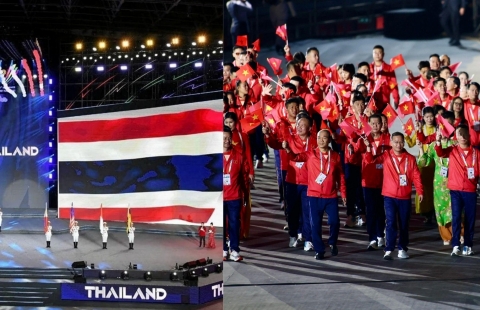 Bế mạc SEA Games 33: Bữa tiệc âm thanh ánh sáng