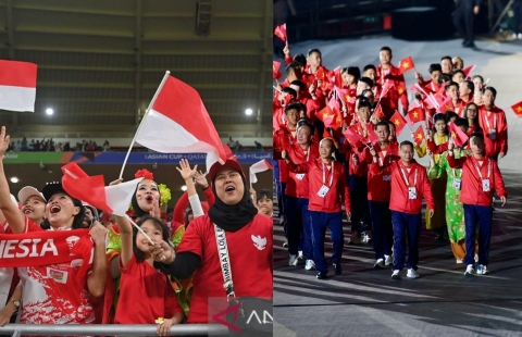 CĐV Indonesia phản ứng bùng nổ khi vượt Việt Nam về số HCV SEA Games