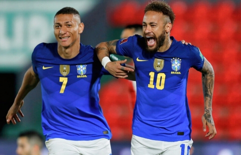 Neymar nhảy Samba, Brazil bỏ xa Argentina 6 điểm