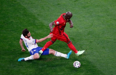 Video bàn thắng Bỉ 3-0 Nga: Đẳng cấp của Lukaku