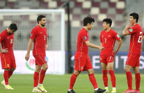Trung Quốc đối diện với 'bi kịch' ở Vòng loại World Cup 2022