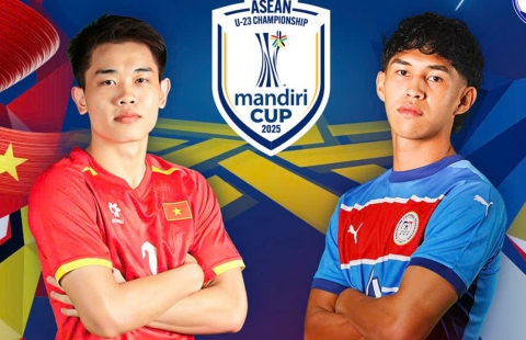 Trực tiếp U23 Việt Nam vs U23 Philippines,16h00 hôm nay 25/7