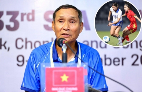 HLV Mai Đức Chung nổi giận: 'Cầu thủ nữ Việt Nam đá sai chiến thuật'