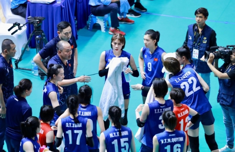Vừa đại chiến xong với Thái Lan, bóng chuyền nữ Việt Nam chuẩn bị đấu giải châu Á