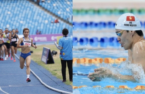Việt Nam xếp trên Thái Lan ở BXH các môn thể thao Olympic tại SEA Games 32