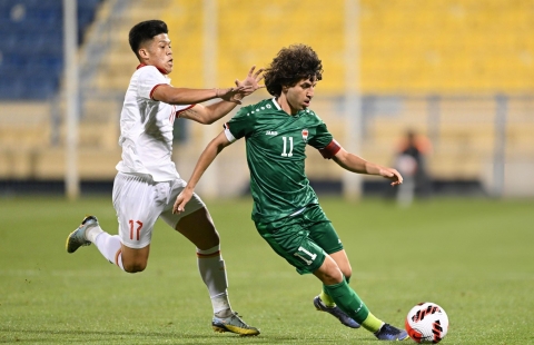 Tiền vệ U23 Iraq: 'Không thể để sai lầm xảy ra trước U23 Việt Nam'