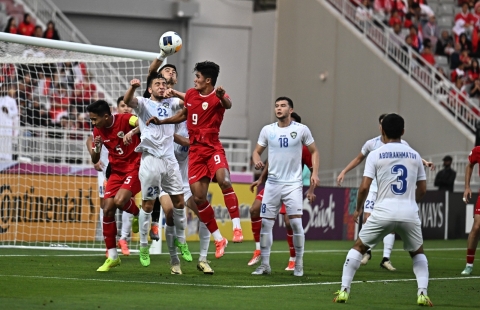 Trực tiếp U23 Indonesia 0-0 U23 Iraq: Thế trận sôi nổi